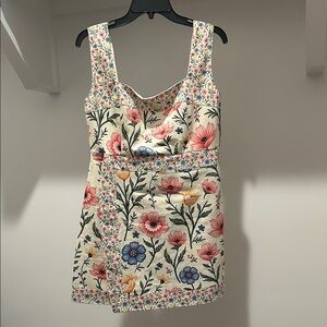 Petal & Pup Rinna Floral Cotton Minidress